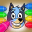 Coloring Bluey by number